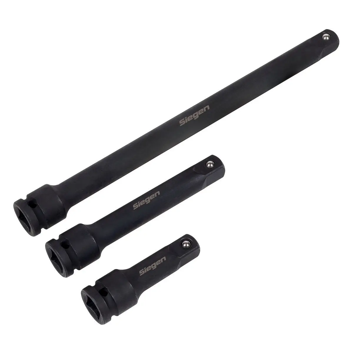 Siegen by Sealey Impact Extension Bar Set 1/2"Sq Drive 3pc