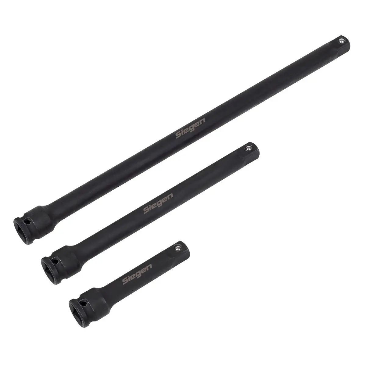 Siegen by Sealey Impact Extension Bar Set 3/8"Sq Drive 3pc