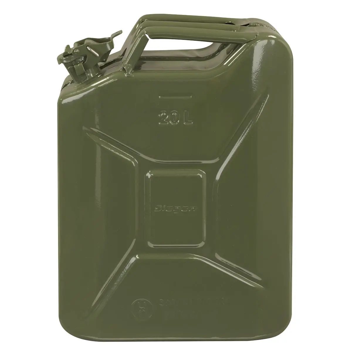 Siegen by Sealey Jerry Can - Green 20L - Image 4