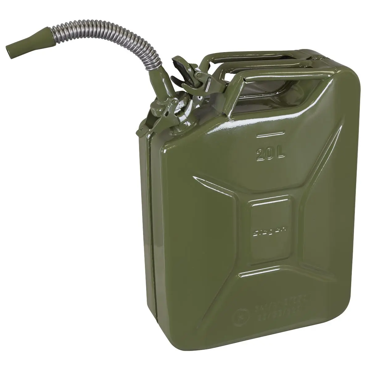 Siegen by Sealey Jerry Can - Green 20L - Image 6
