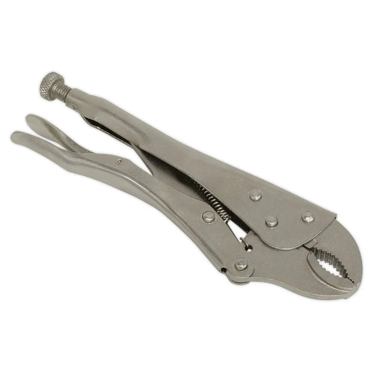 Siegen by Sealey Locking Pliers 215mm Curved Jaw - Image 2