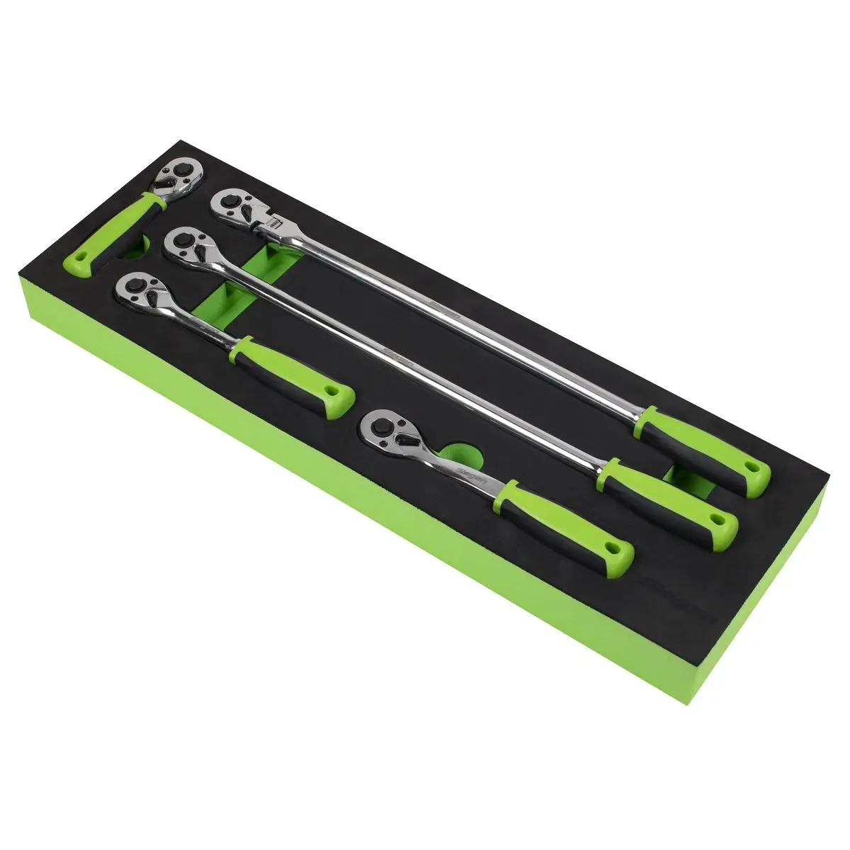 Siegen by Sealey Ratchet Wrench Set 5pc 3/8"Sq Drive Flip Reverse - Image 5