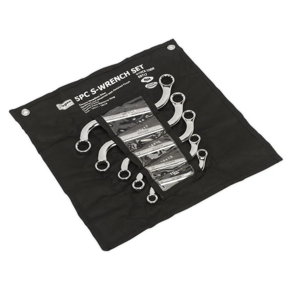 Siegen by Sealey S-Spanner Set 5pc Metric - Image 5