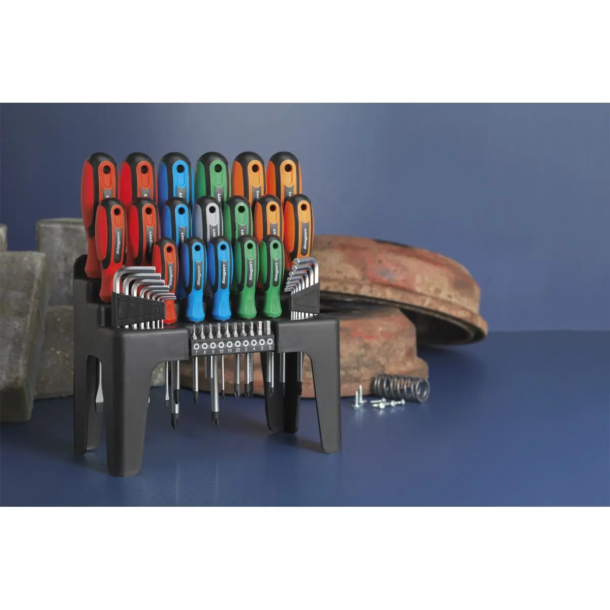Siegen by Sealey Screwdriver, Hex Key & Bit Set 44pc - Image 3