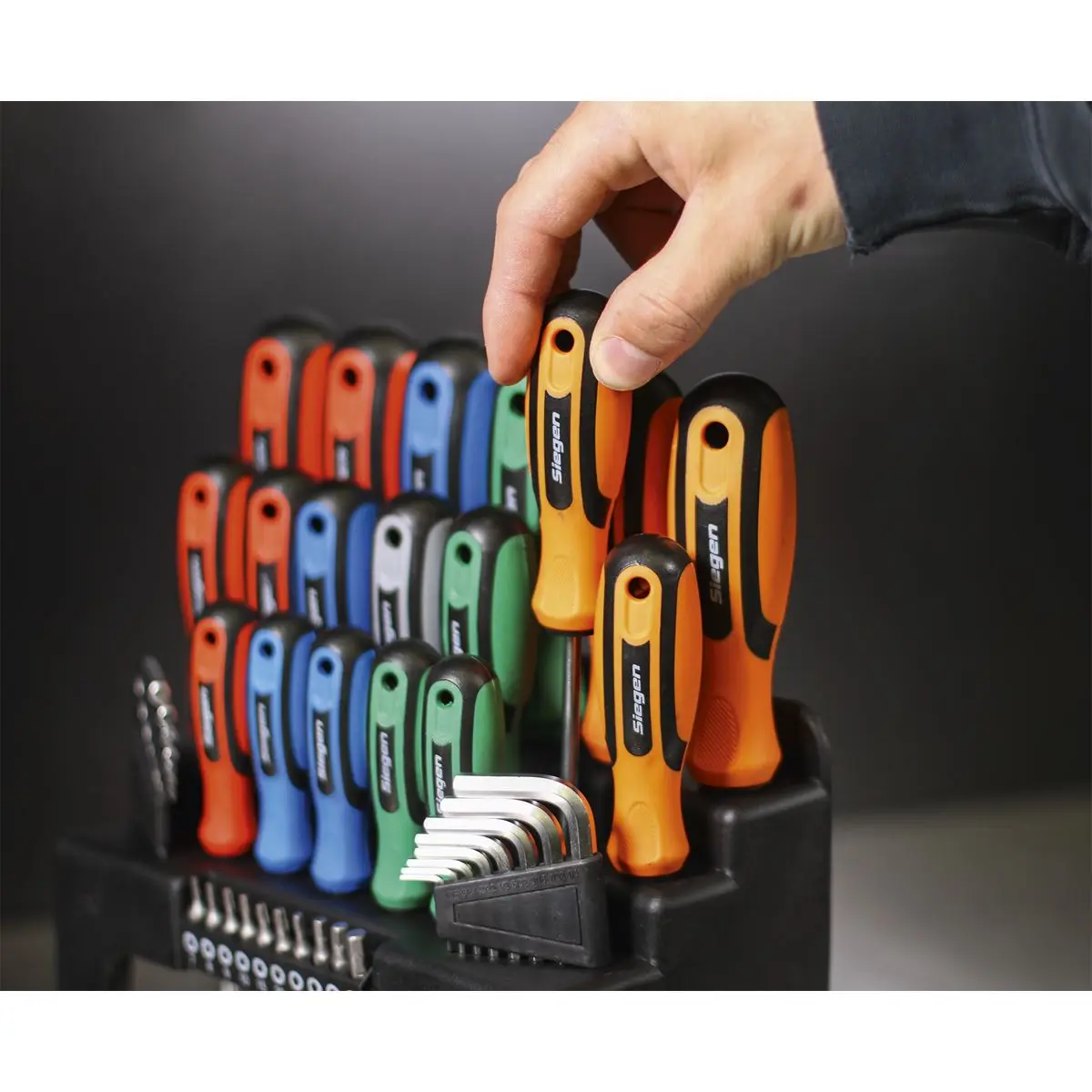Siegen by Sealey Screwdriver, Hex Key & Bit Set 44pc - Image 4