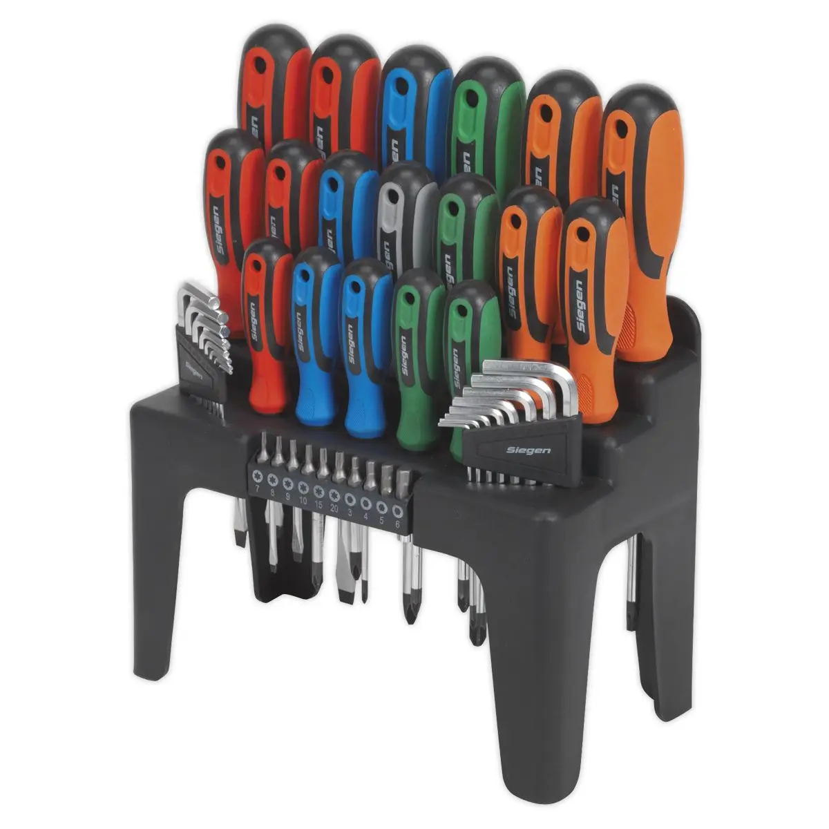 Siegen by Sealey Screwdriver, Hex Key & Bit Set 44pc - Image 6