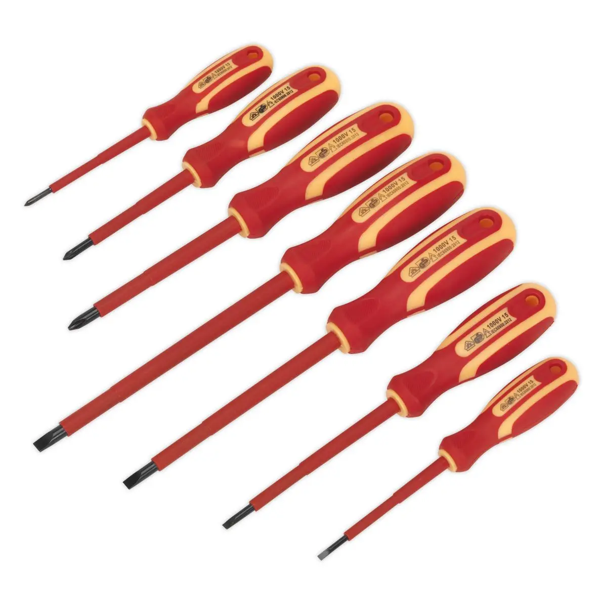 Siegen by Sealey Screwdriver Set 7pc Electrician's VDE Approved - Image 3