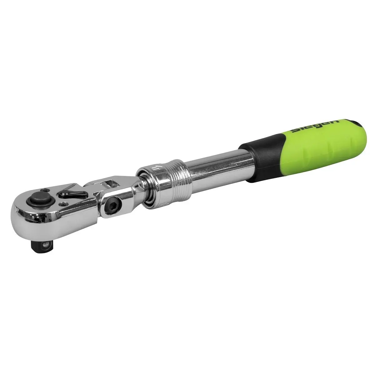 Siegen by Sealey Siegen Extendable Flexi-Head Ratchet Wrench 3/8"Sq Drive - Image 2