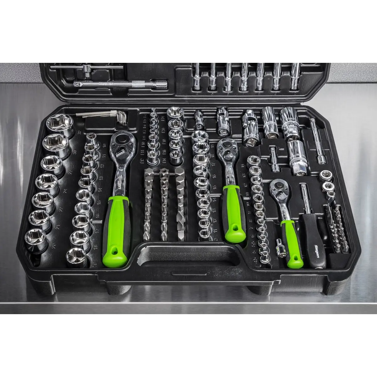 Siegen by Sealey Socket Set 171 Piece 1/4", 3/8" and 1/2" Drive WallDrive Metric 4-32mm - Image 4