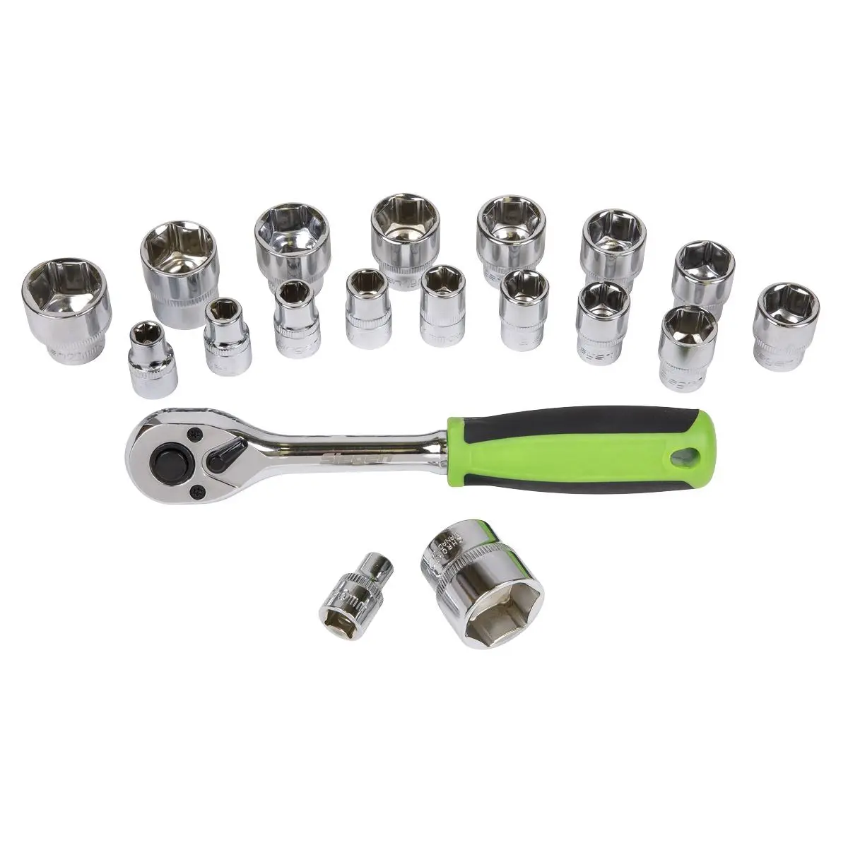 Siegen by Sealey Socket Set 19pc 3/8"Sq Drive 6pt WallDrive® Metric - Image 4