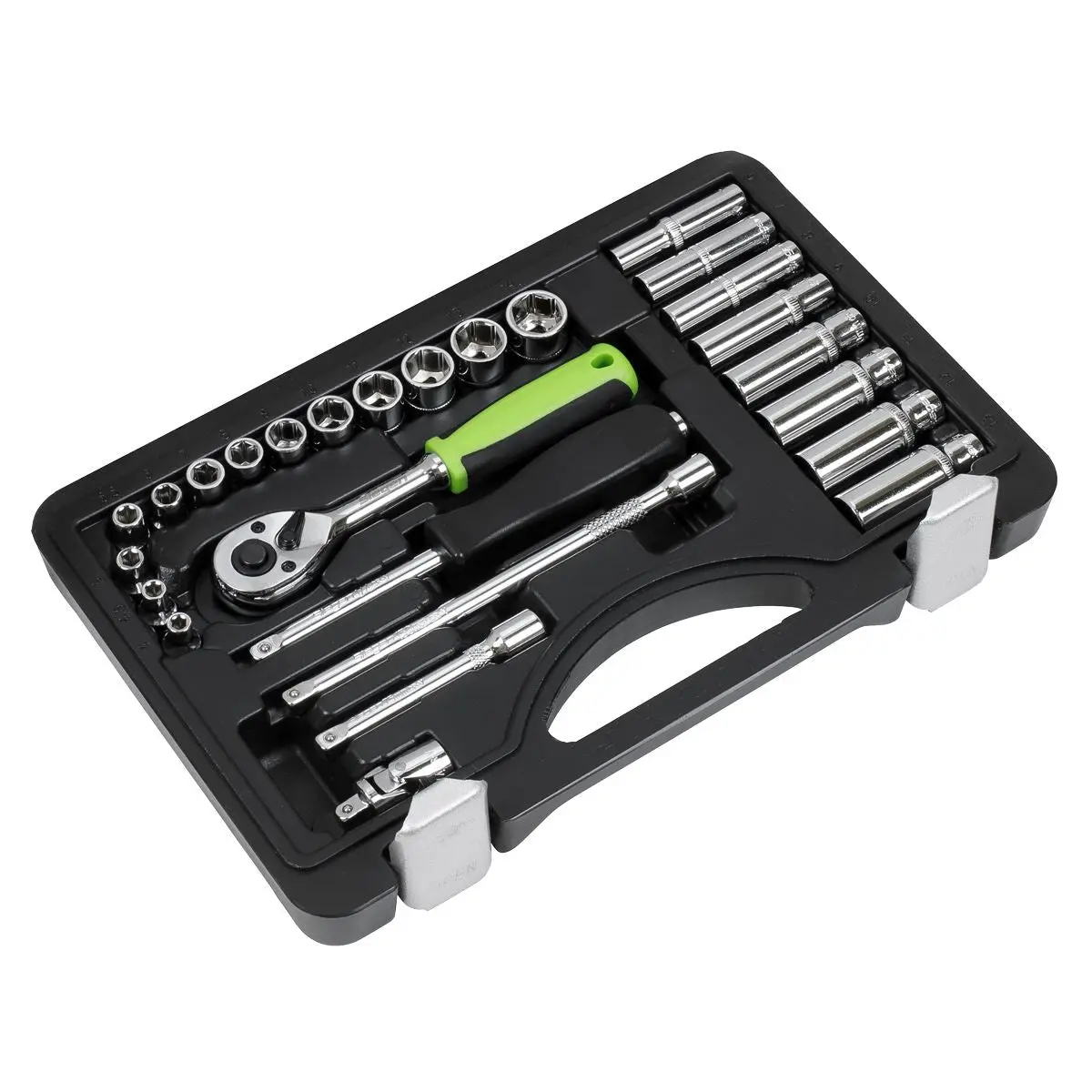 Siegen by Sealey Socket Set 26pc 1/4"Sq Drive Metric - Image 11