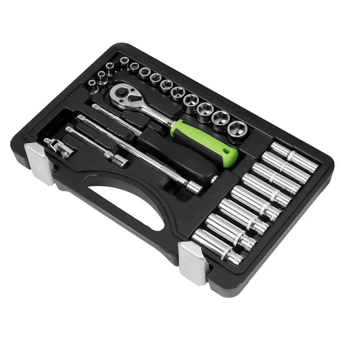 Siegen by Sealey Socket Set 26pc 1/4"Sq Drive Metric - Image 9