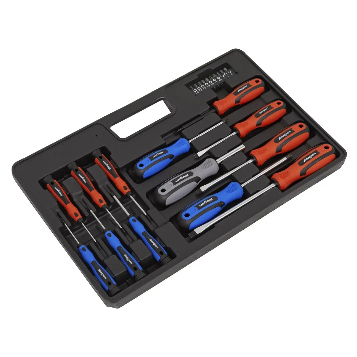Siegen by Sealey Soft Grip Screwdriver & Bit Set 23pc - Image 3