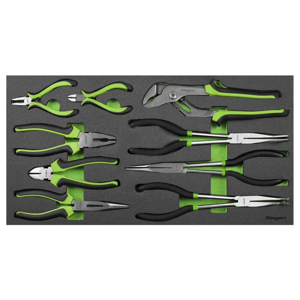 Siegen by Sealey Tool Tray with Pliers Set 9pc - Image 2