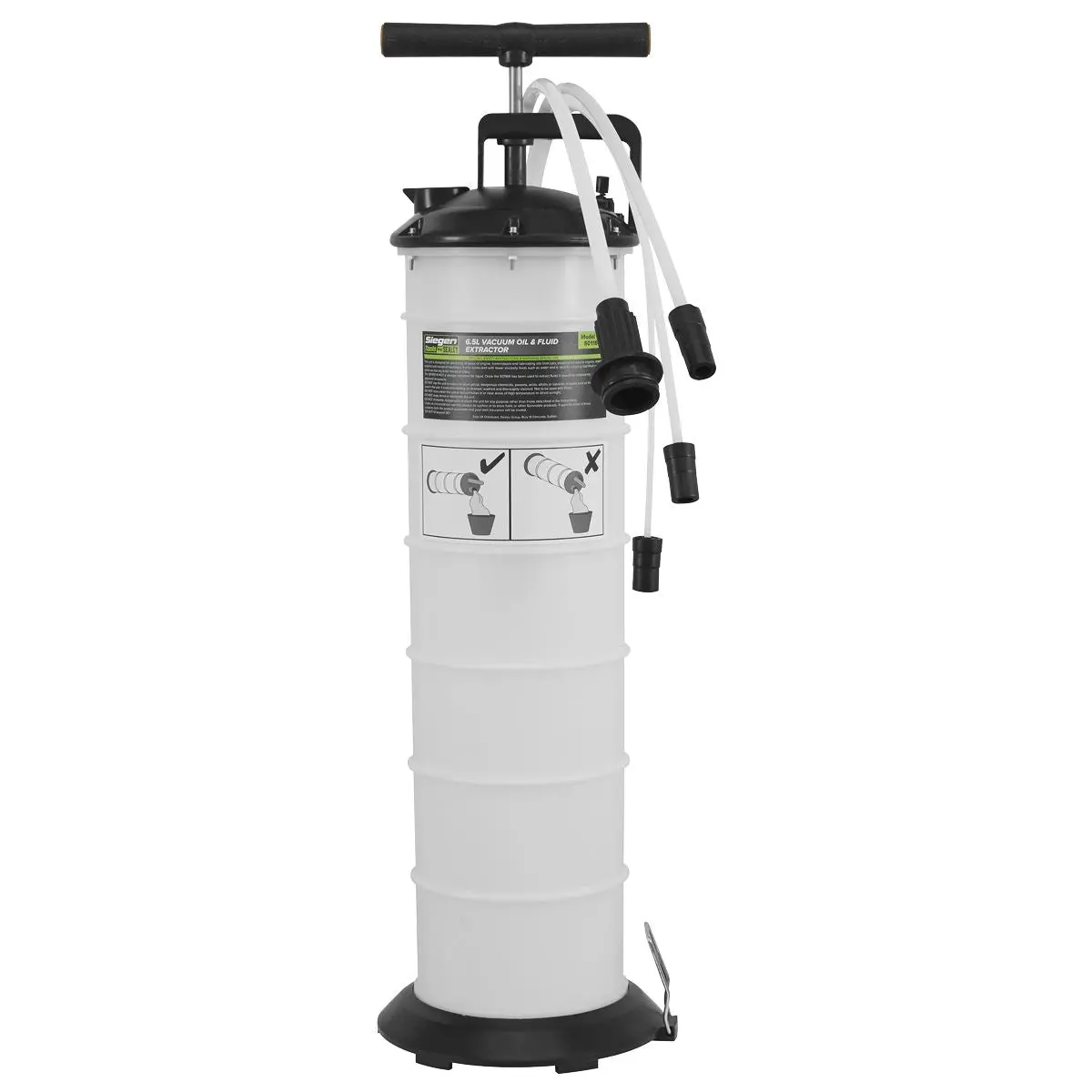 Siegen by Sealey Vacuum Oil & Fluid Extractor Manual 6.5L - Image 5