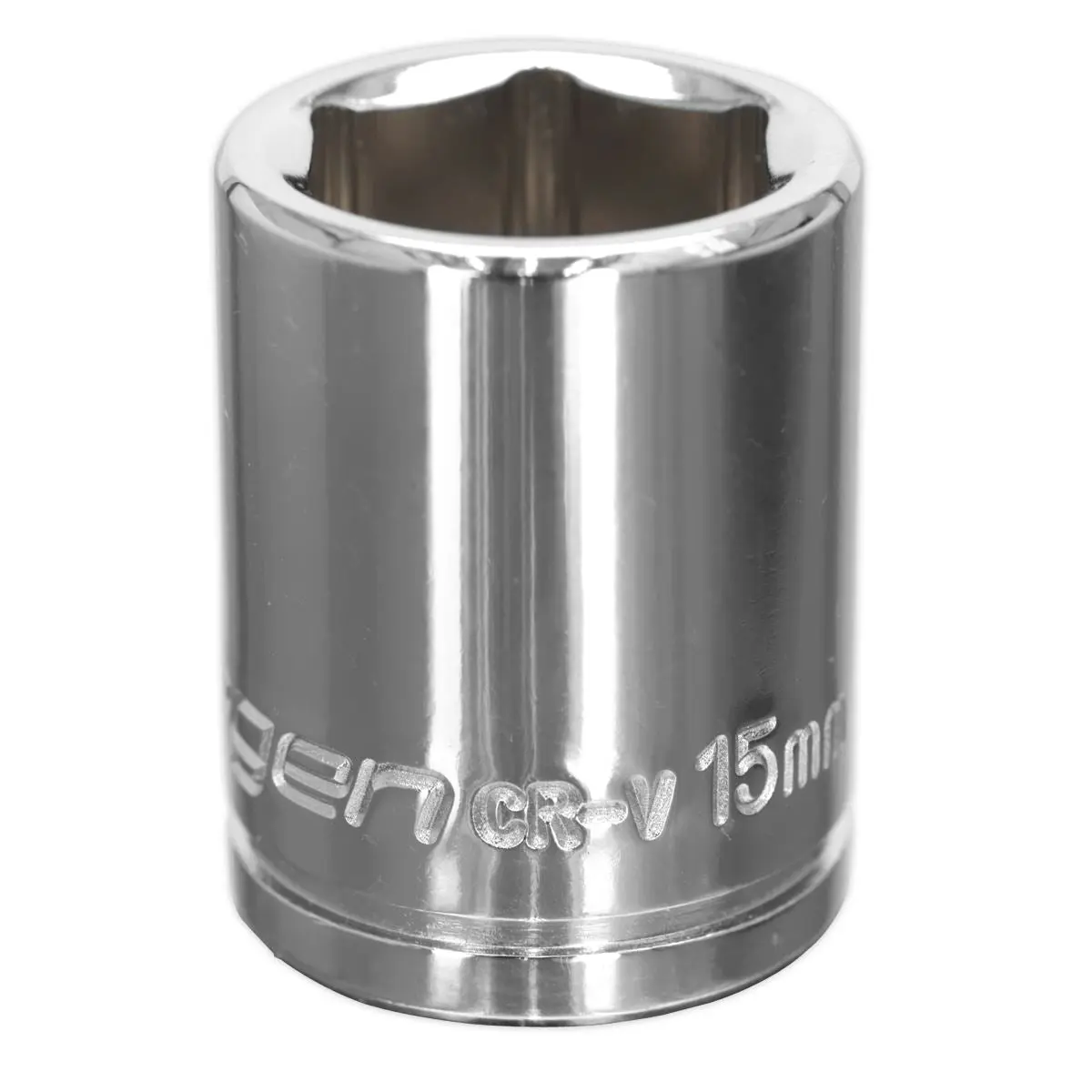 Siegen by Sealey WallDrive® Socket 15mm 3/8"Sq Drive - Image 2