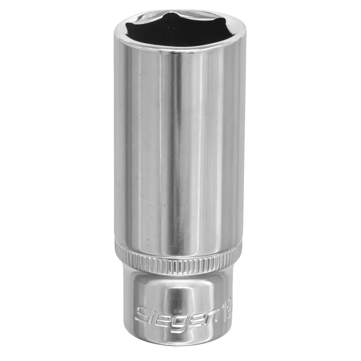Siegen by Sealey WallDrive® Socket 19mm Deep 3/8"Sq Drive