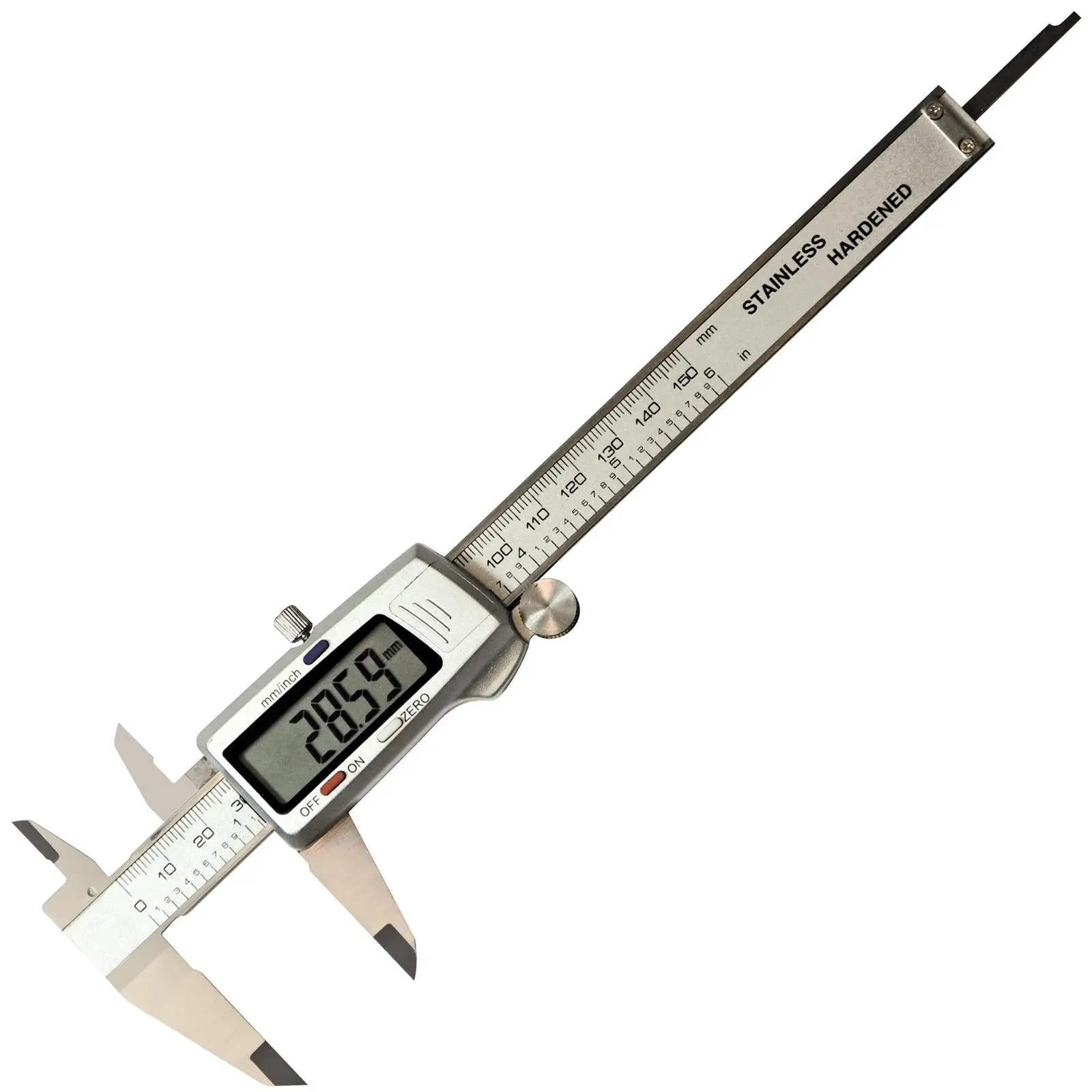 Silverline 0-150mm Digital Vernier Caliper Internal External Depth Measure - Image 2