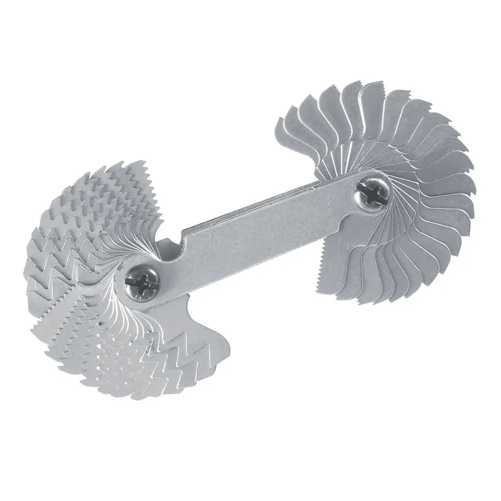 Silverline 0.25-6mm/4-62 BSW Screw Pitch Gauge Combination - Image 2