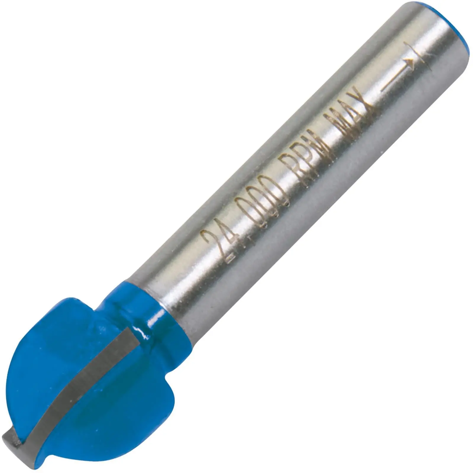 Silverline 1/4" Core Box Cutter 12.7 x 10mm TCT Router Bit Hardened Steel Shank - Image 2