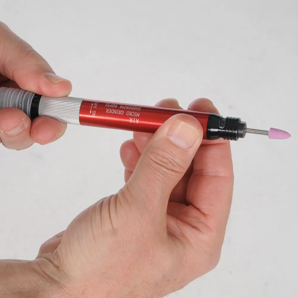 Silverline 1.5m Air Micro Grinder Kit High Speed Heads Oiler Precise - Image 7