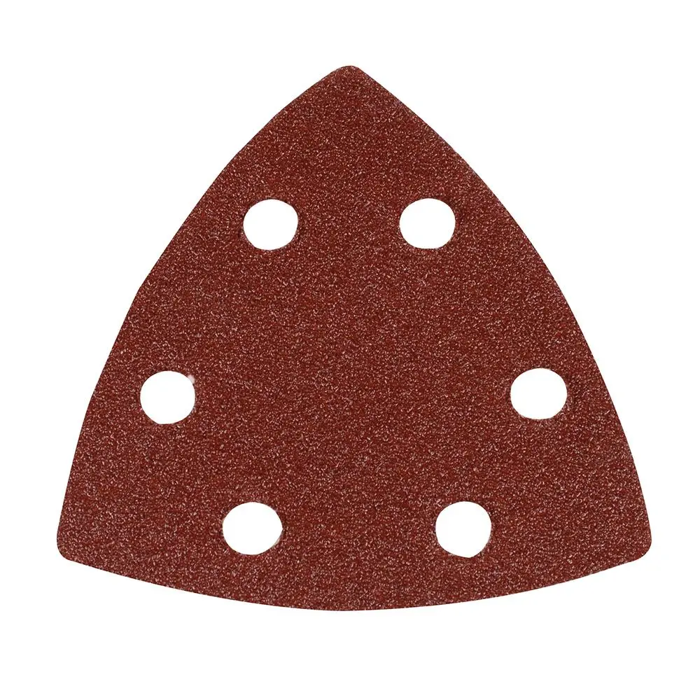 Silverline 10 Pack 90mm Triangle Sheets Hook & Loop