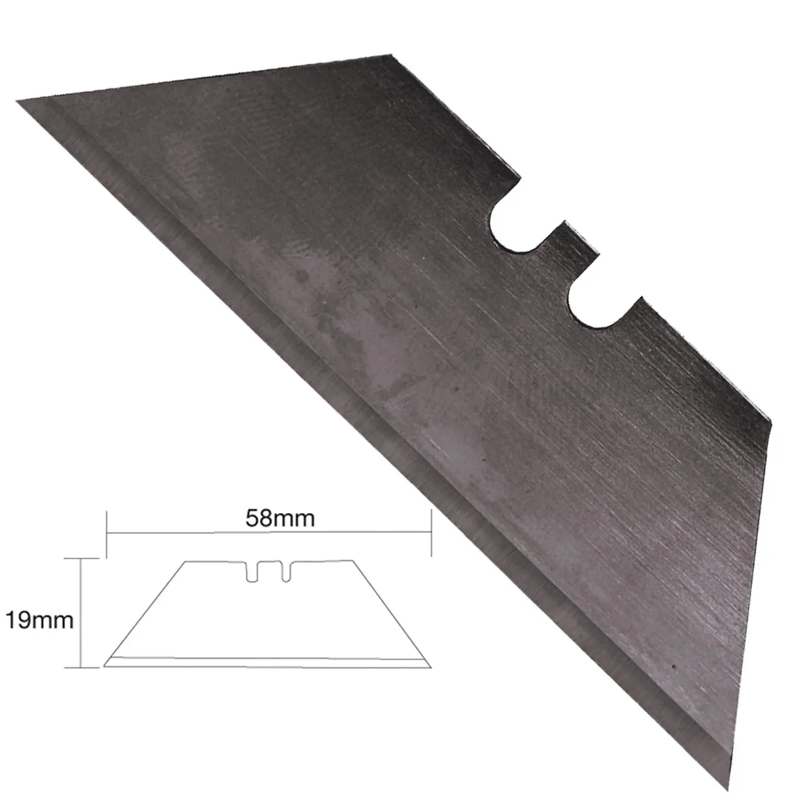 Silverline 10 Pack Utility Knife Blades 0.6mm - Image 2