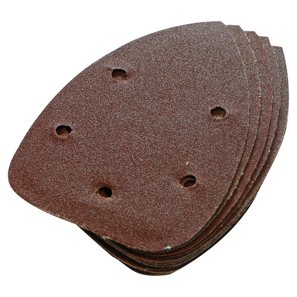 Silverline 10 Piece 140mm Hook & Loop Detail Sander Sheets - Image 2