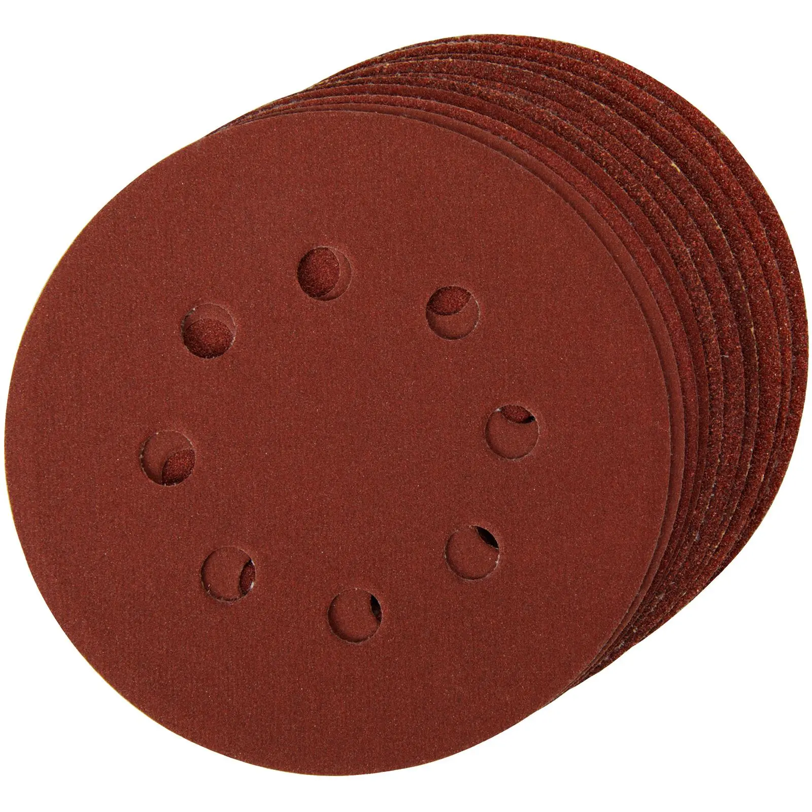 Silverline 10 Piece Punched Hook & Loop Sanding Discs - Image 17