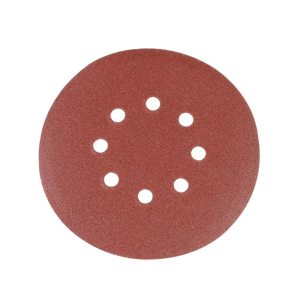 Silverline 10 Piece Punched Hook & Loop Sanding Discs - Image 2