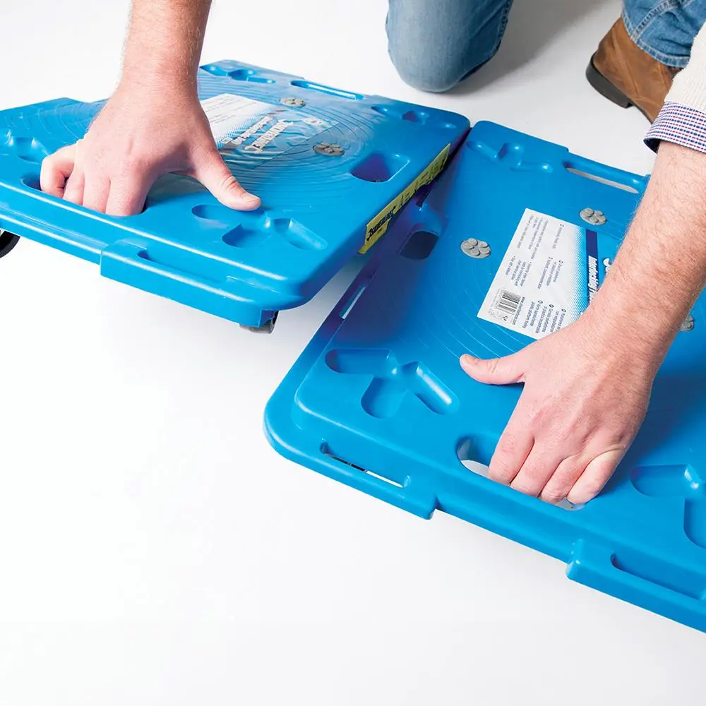 Silverline 100kg Interlocking Plastic Dolly - Image 2