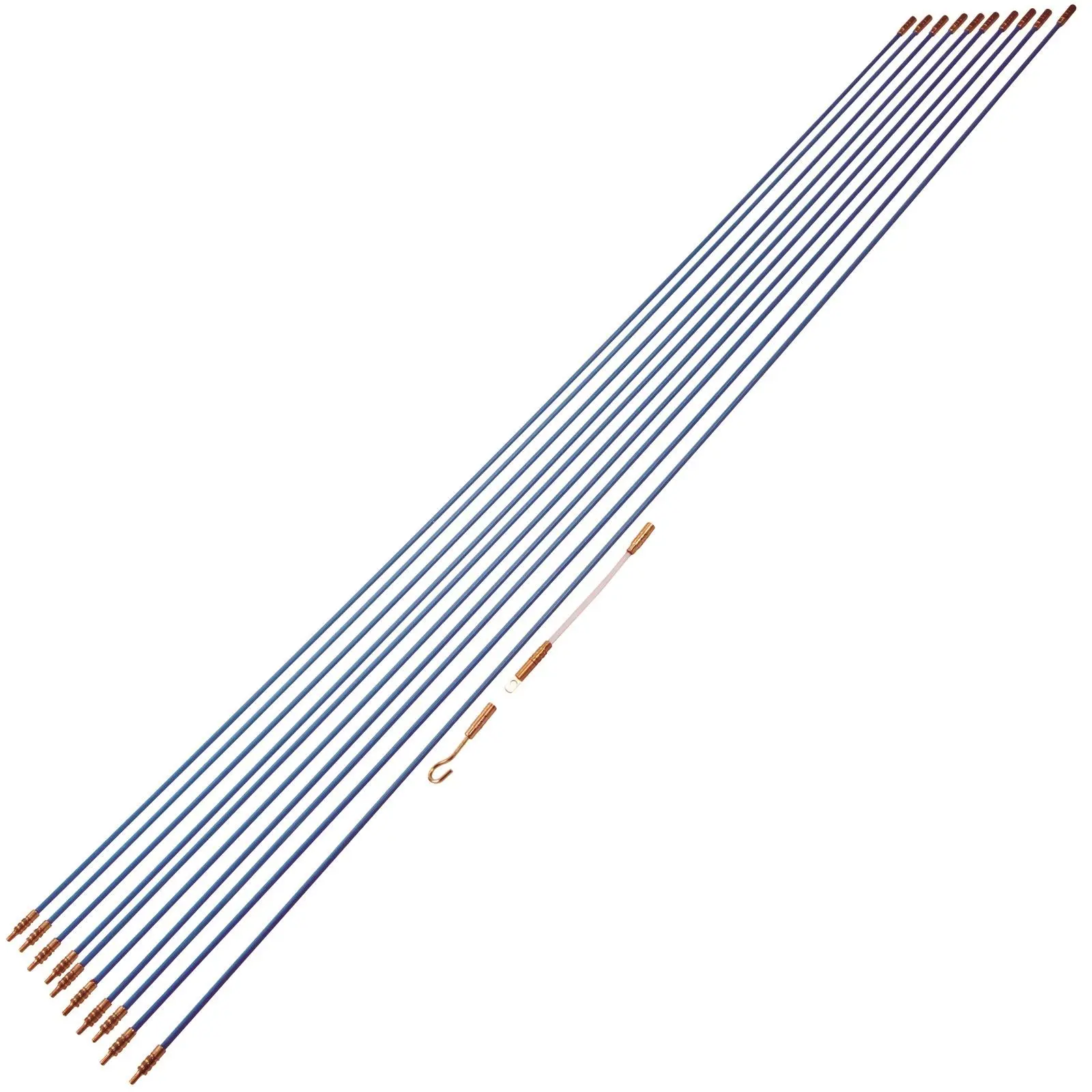 Silverline 10m Cable Rod Access Kit Wires Cables Electricians Rods - Image 9