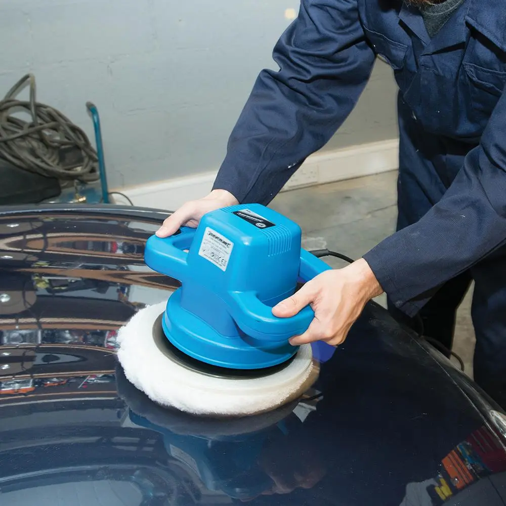 Silverline 110W Orbital Car Polisher 240mm 261362 - Image 2