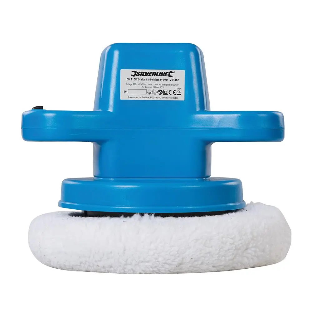 Silverline 110W Orbital Car Polisher 240mm 261362 - Image 3