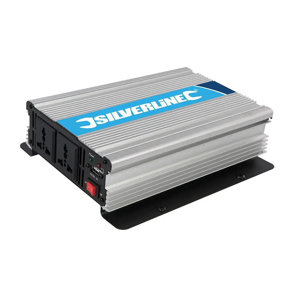 Silverline 12V Inverter 1000W (2 x 500W) 168754 - Image 2