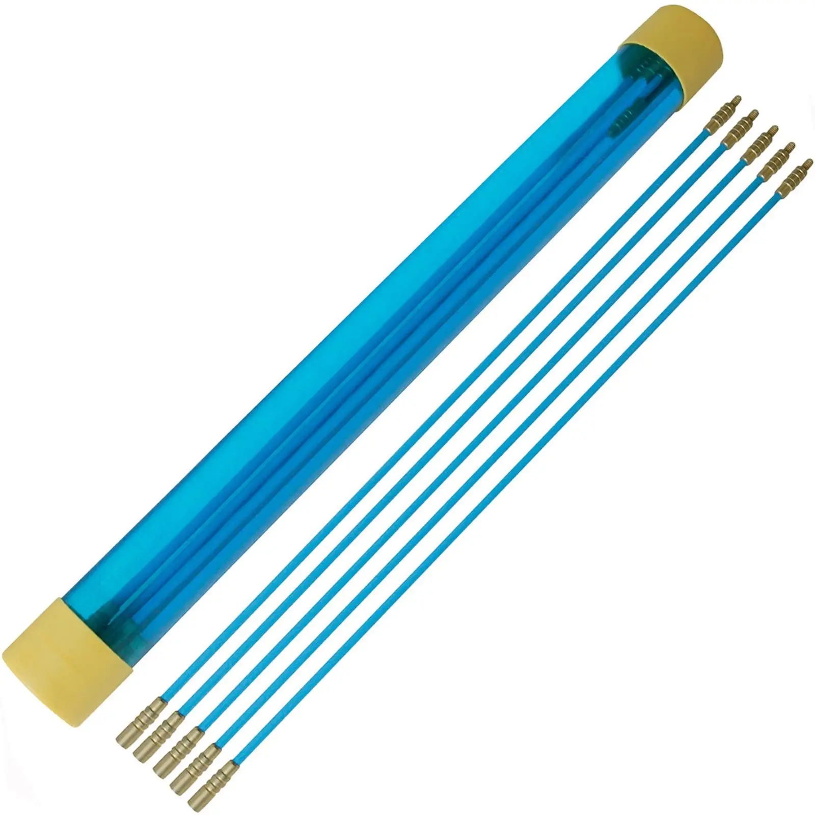Silverline 13 Piece Cable Access Tool Kit 10 x 330mm Rods Wires Electrician - Image 11