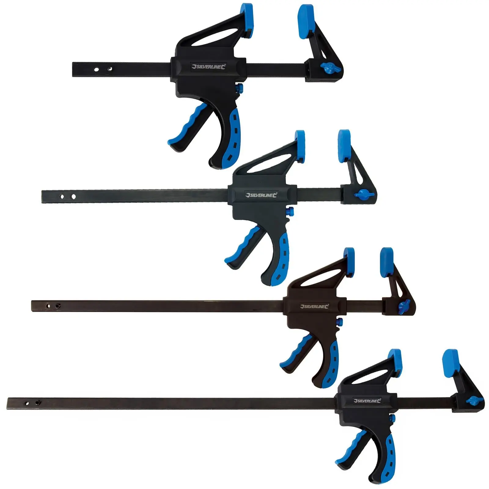 Silverline 150-600mm Heavy Duty Quick Clamps