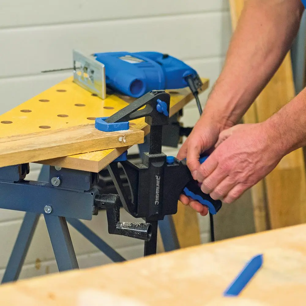 Silverline 150-600mm Heavy Duty Quick Clamps - Image 4
