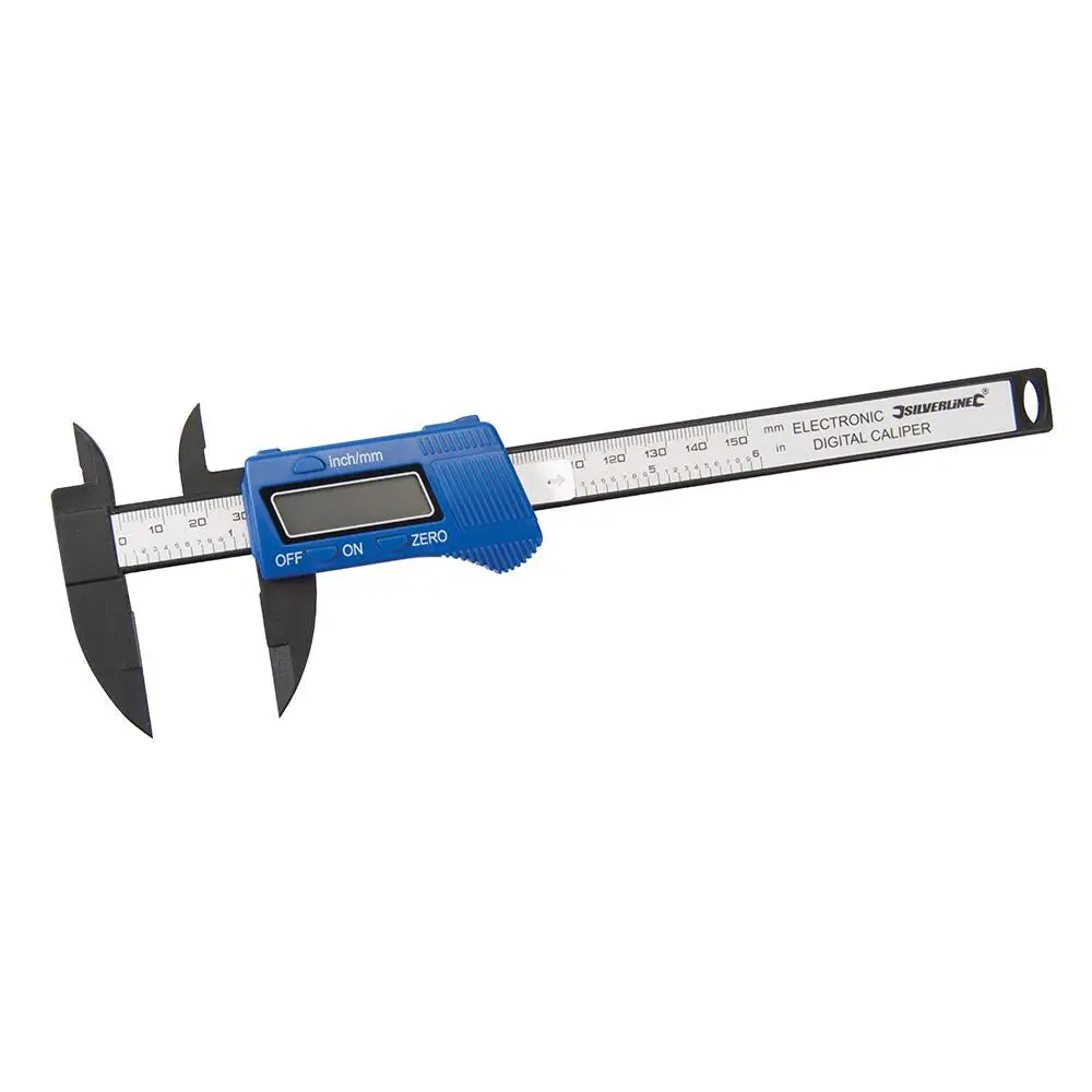 Silverline 150mm Composite Digital Vernier Caliper - Image 2