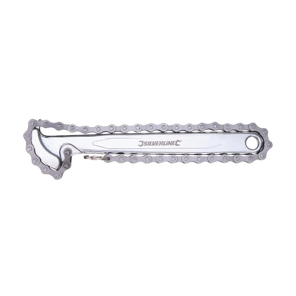Silverline 150mm Oil Filter Chain Wrench Strap Removal Tool - Image 8