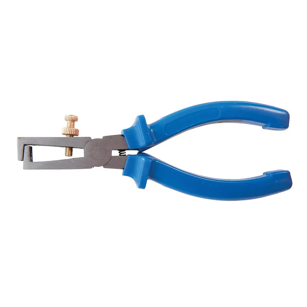 Silverline 160mm Wire Stripping Pliers V-Groove Adjustable Strippers - Image 2