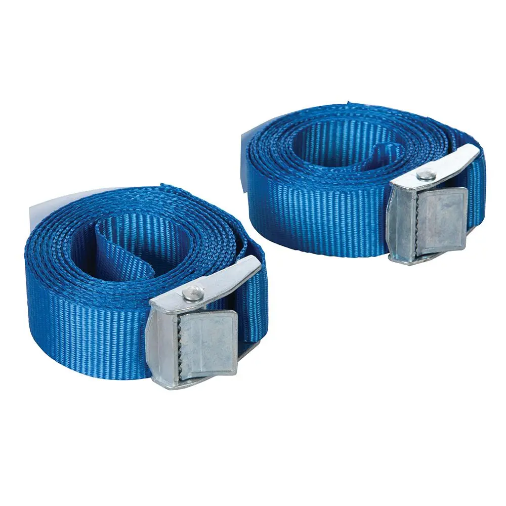 Silverline 2 Piece Buckled Straps Set 2.5m x 25mm Securing Cargo Lash - Image 3