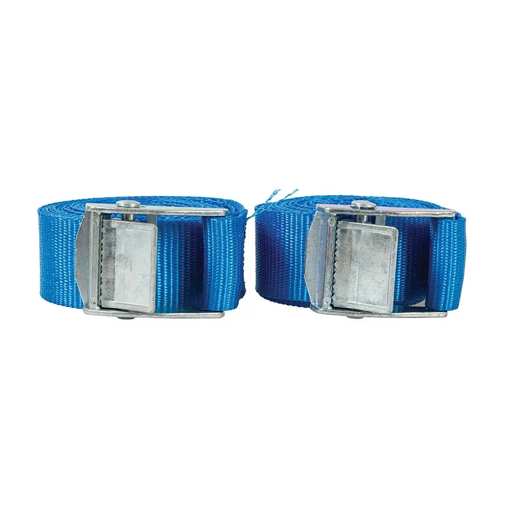 Silverline 2 Piece Buckled Straps Set 2.5m x 25mm Securing Cargo Lash - Image 4