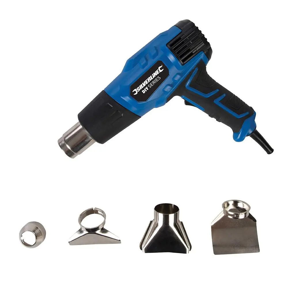 Silverline 2000W Heat Gun 550ºC 127655 - Image 5