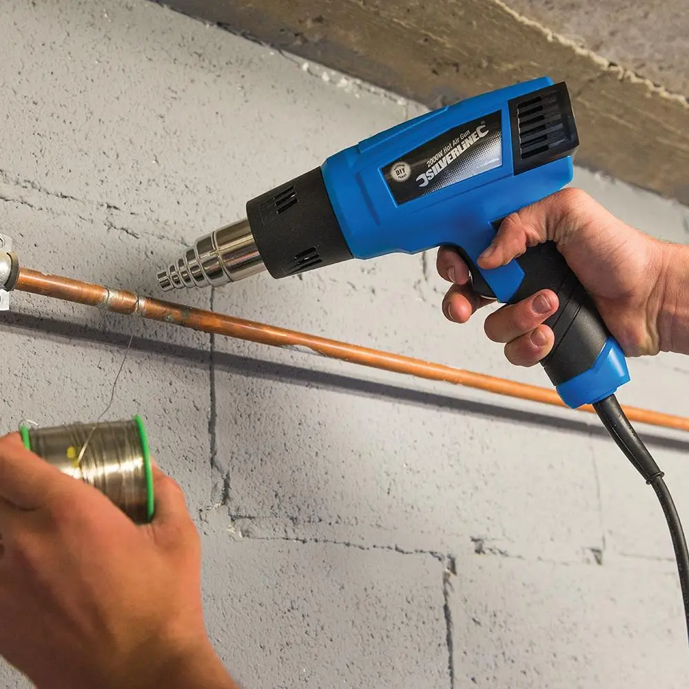 Silverline 2000W Heat Gun 550ºC 127655 - Image 8
