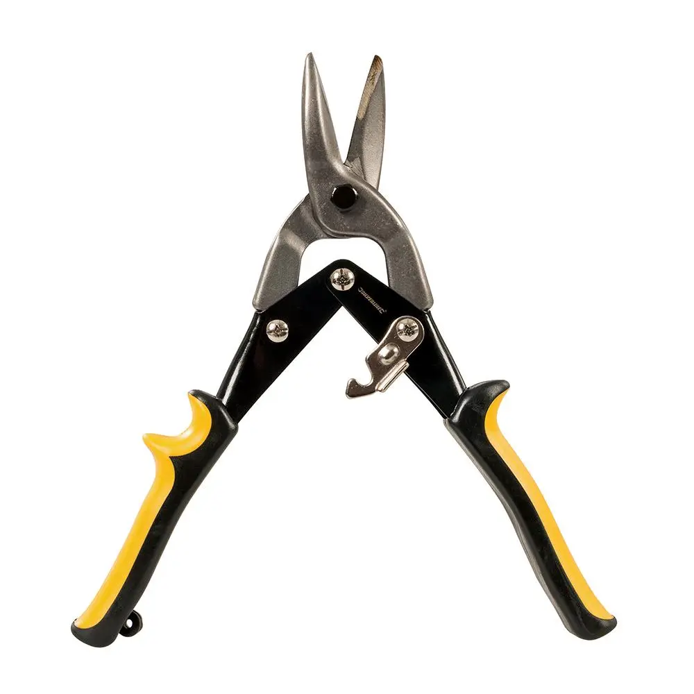 Silverline 240mm Straight Cut Aviation Tin Snips Metal Compound Lock Guard - Image 2