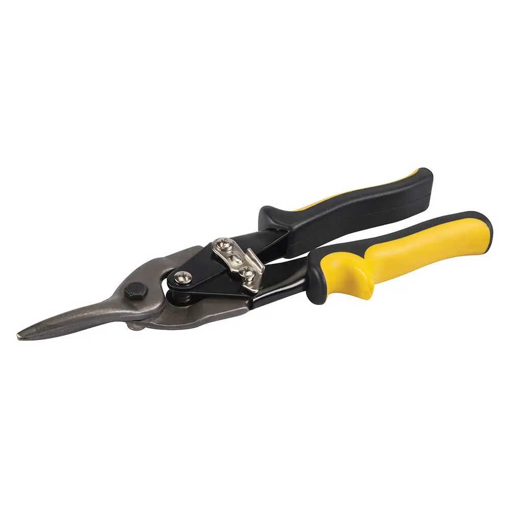 Silverline 240mm Straight Cut Aviation Tin Snips Metal Compound Lock Guard - Image 3