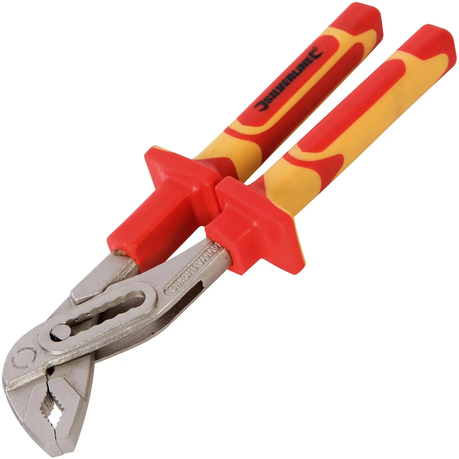 Silverline 240mm VDE Expert Water Pump Pliers Electrican Wrench Plumbing Slip Joint - Image 2