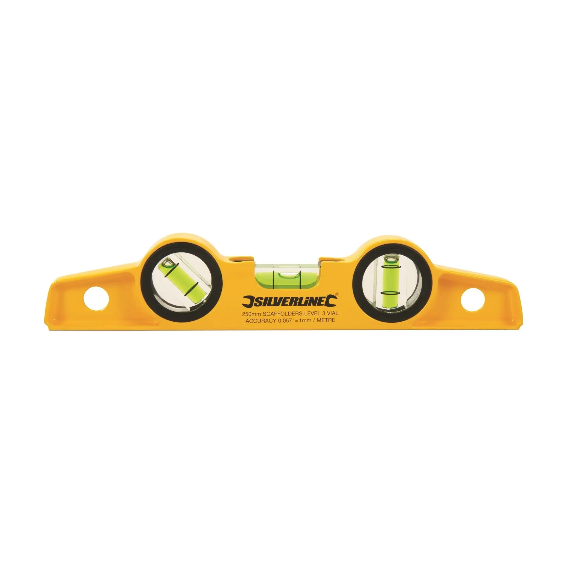 Silverline 250mm Scaffolders Spirit Level with Magnetic Base - Image 10