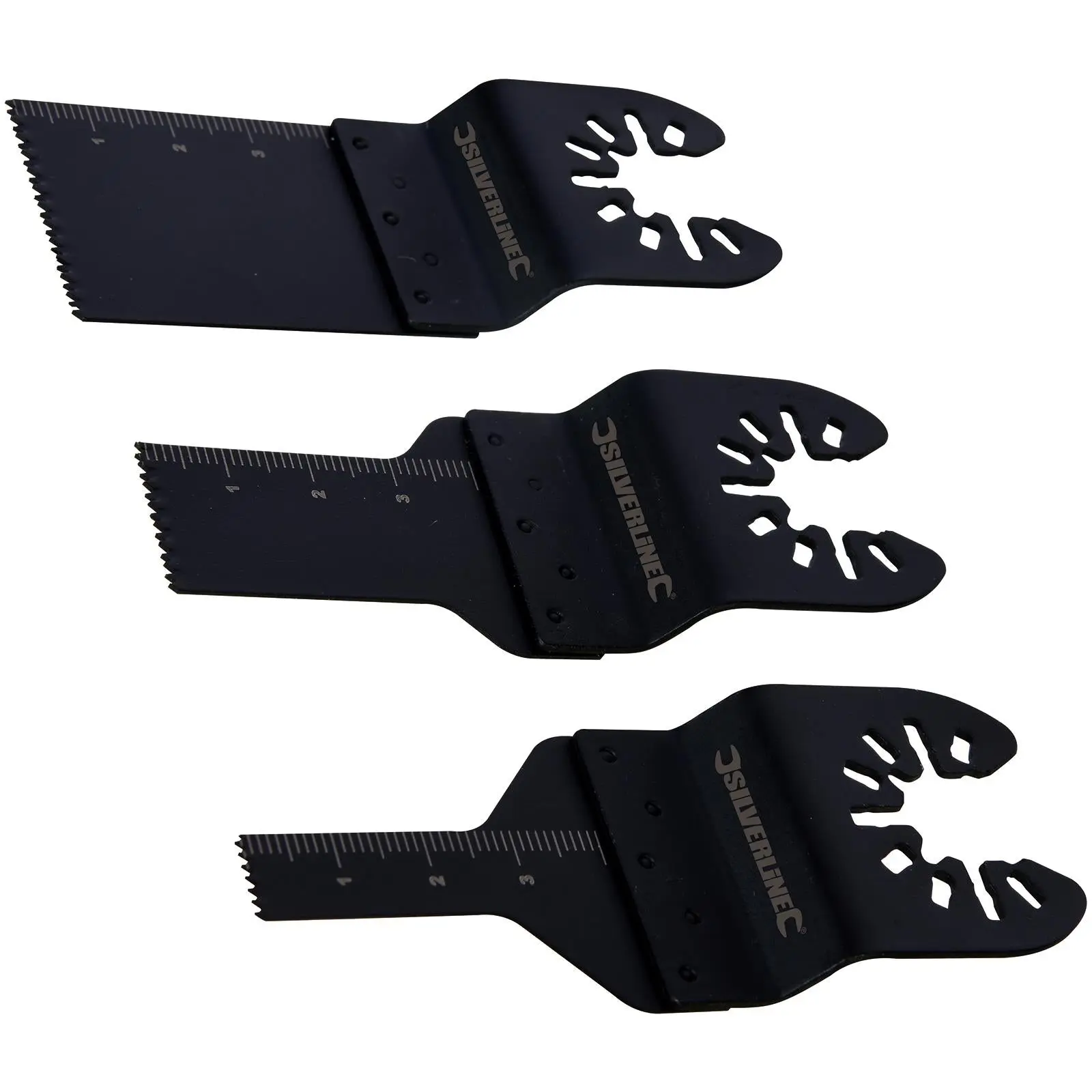 Silverline 3 Piece Multi-Cutter Saw Blade Set Oscilating Cutter HCS Scraper - Image 7